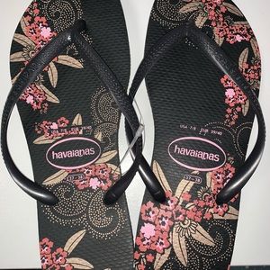 COPY - Black Havaianas flip flops